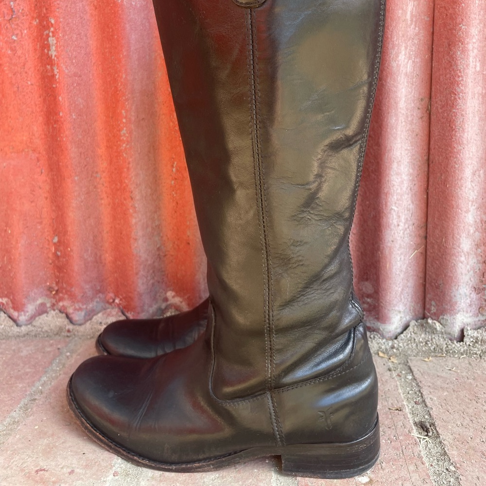 Frye Melissa Button Riding Boot Size 6 - Picture 3 of 7